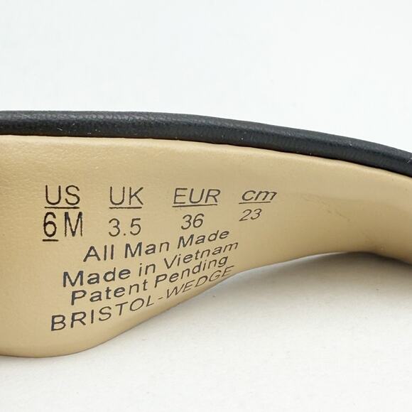 Naturalizer Womens Bristol Wedge Dress Sandals US 6 M EU 36 Black NIB - Picture 11 of 11